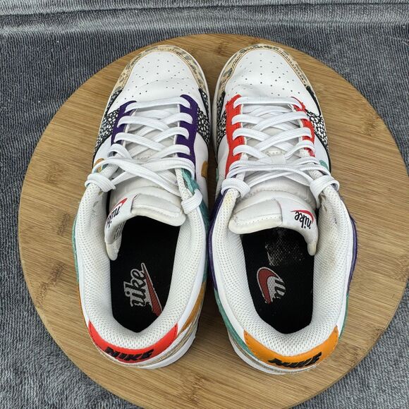 Nike Dunk Low SE Animal Pack Shoes Womens Size 8.5 Multi Color DN3866-100 - Picture 5 of 9